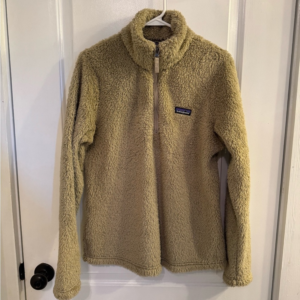 Patagonia Los Gatos 1/4-Zip Pullover El Cap Khaki Neutral Large
